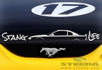 Stang Life Decal - White (94-98 All)